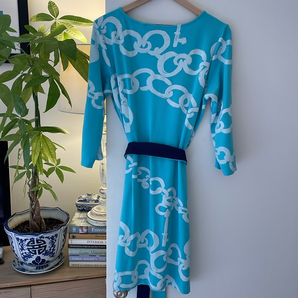 Lilly Pulitzer ~ Chain Print Jersey Dress - Picture 5 of 11